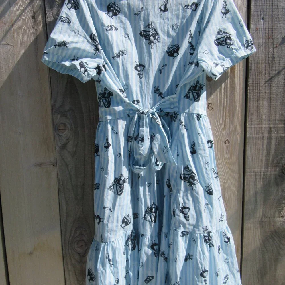 Disney Alice In Wonderland Curiouser And Curiouser Dress Size XL - Picture 7 of 10